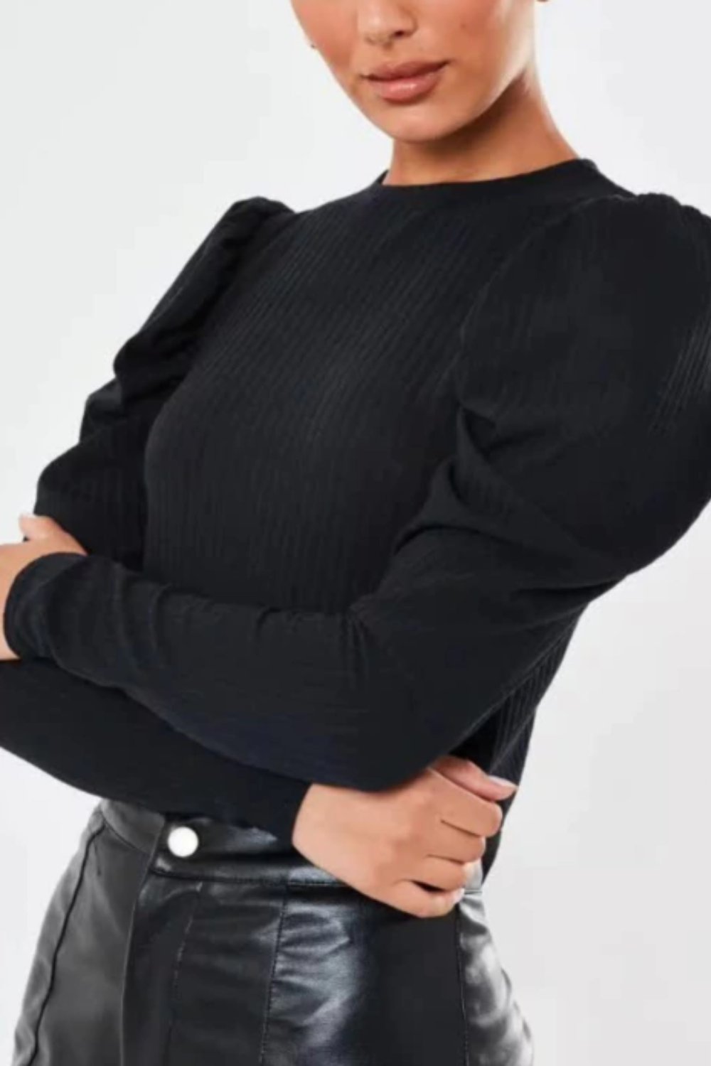 Body Feminino Longa Manga Godê - Image 3