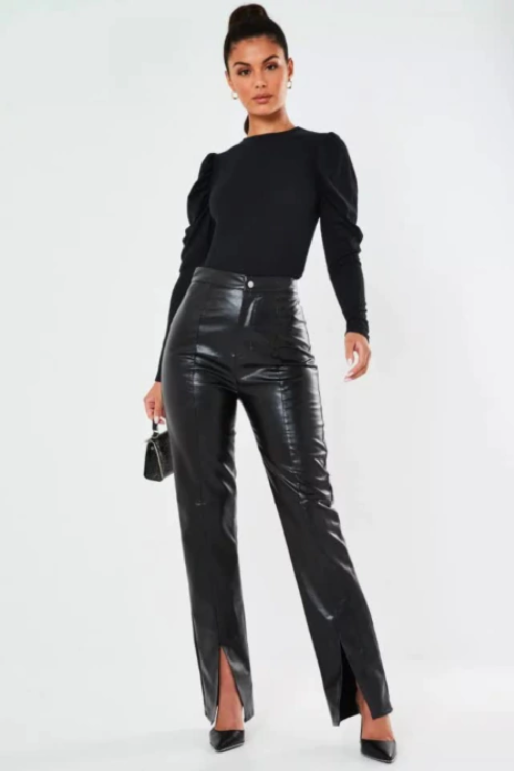 Body Feminino Longa Manga Godê - Image 2