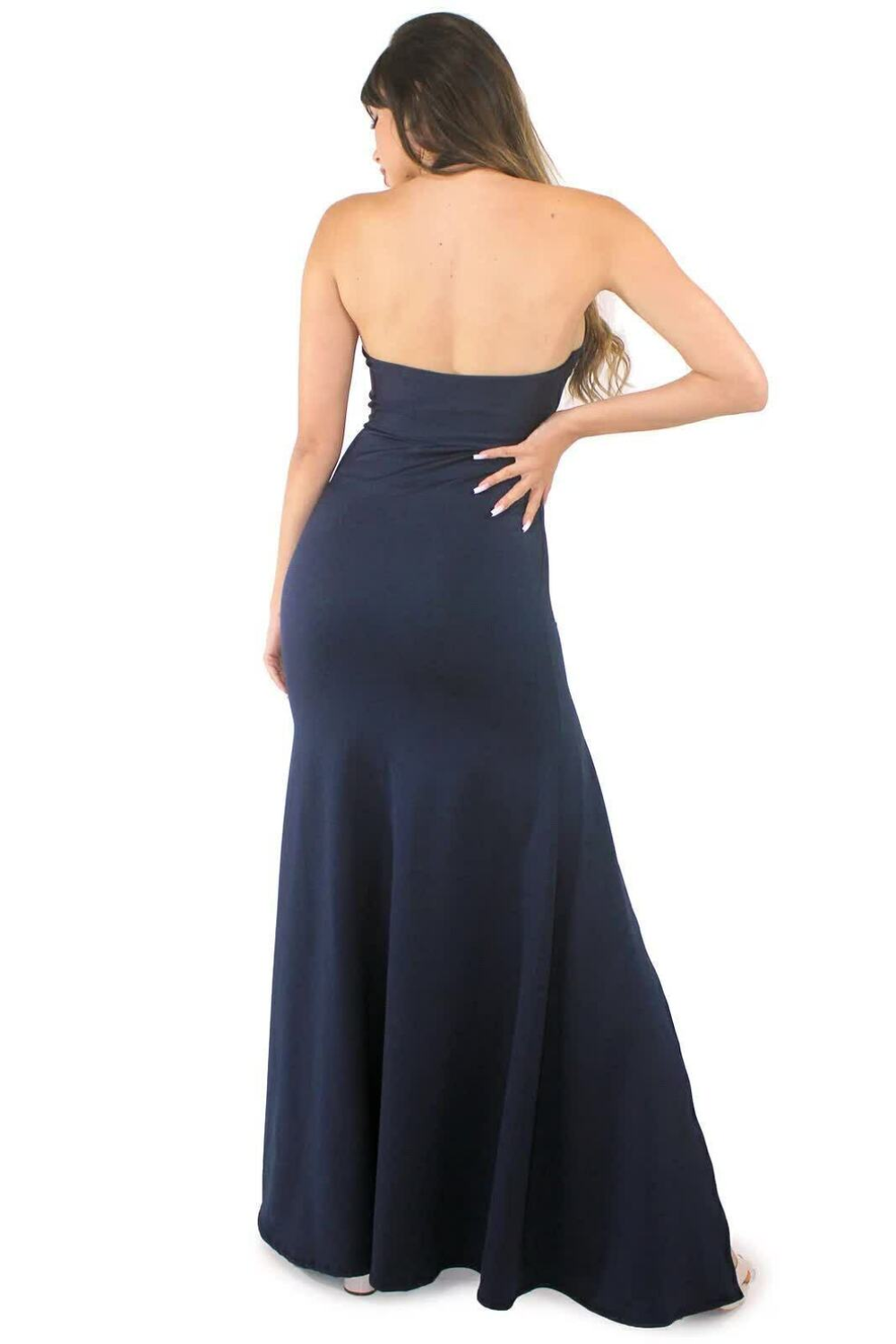 Vestido Festa Detalhe Busto Longo - Image 3