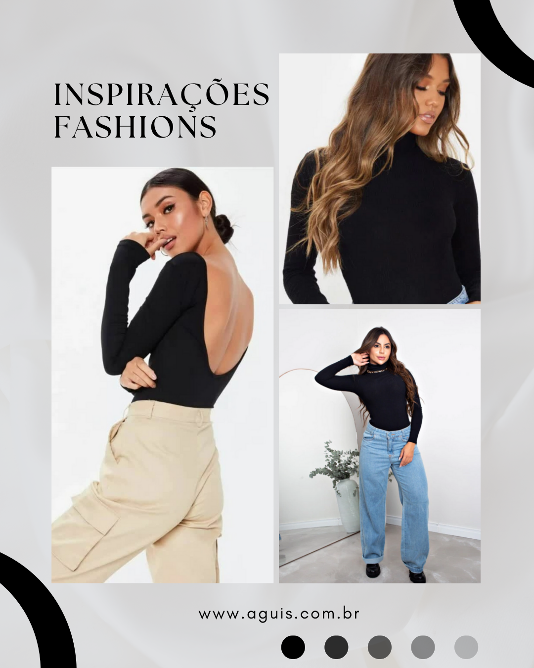 inspirações Fashions banner celular