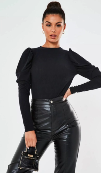 Body Feminino Longa Manga Godê