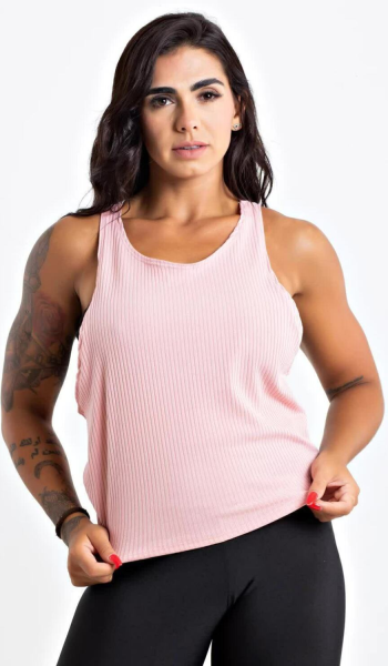Regata Nadadora Rosa + Top Faixa Fitness